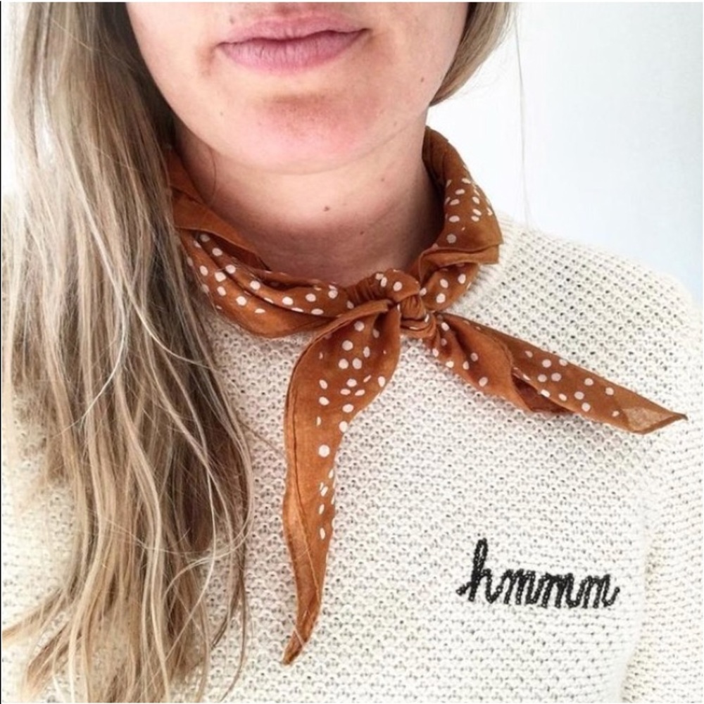 Madewell Embroidered Sweater Top hmmm - Size XXS